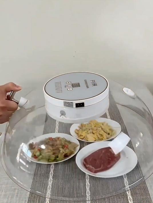 智能饭菜保温罩,让每一口都热乎如初!告别冷饭冷菜家庭必备神器