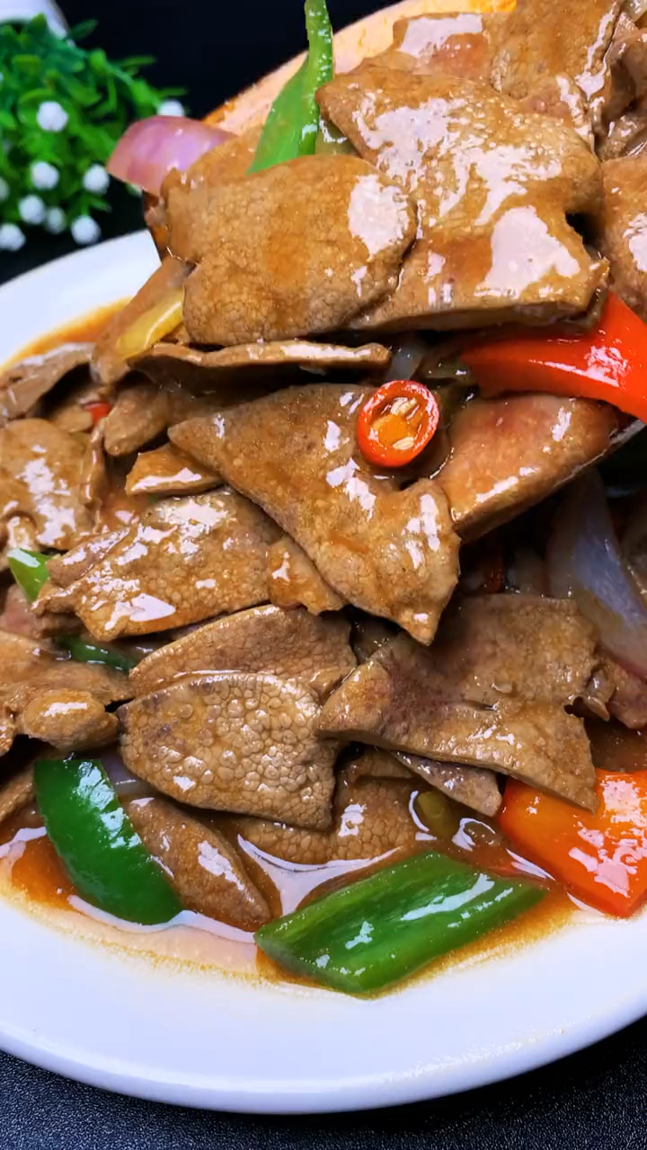 猪肝这样炒也可以做出饭店的味道