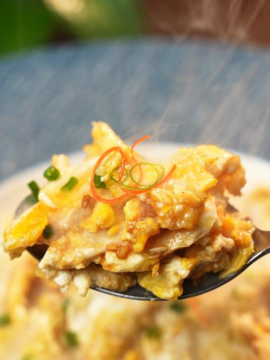 赛螃蟹太好吃了!嫩如蟹肉,有鸡蛋就能做的懒人版赛螃蟹!