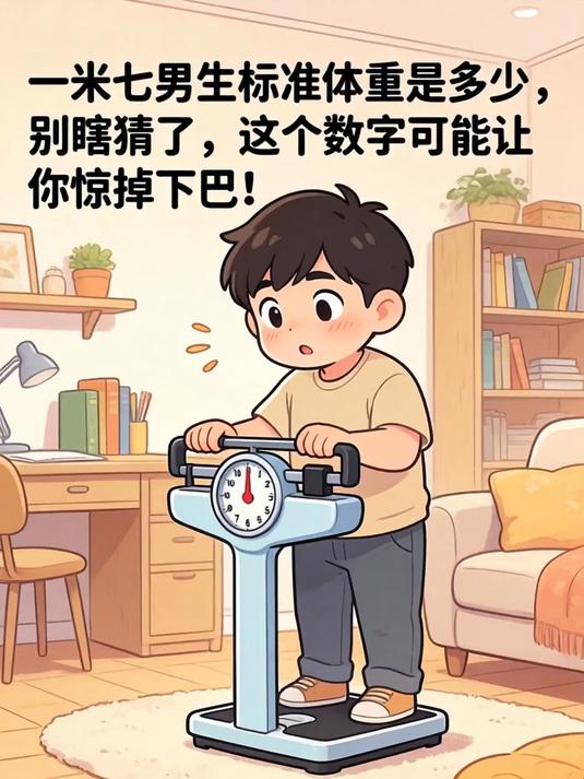 一米七男生标准体重是多少，别瞎猜了，这个数字可能让你惊掉下巴！
