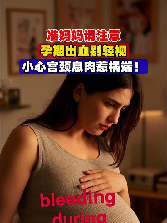 准妈妈请注意,孕期出血别轻视,小心宫颈息肉惹祸端!