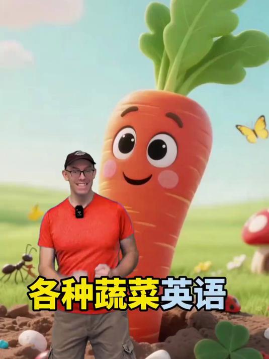 各种蔬菜英语 英语启蒙 亲子英语 看动画学英语 趣味英语