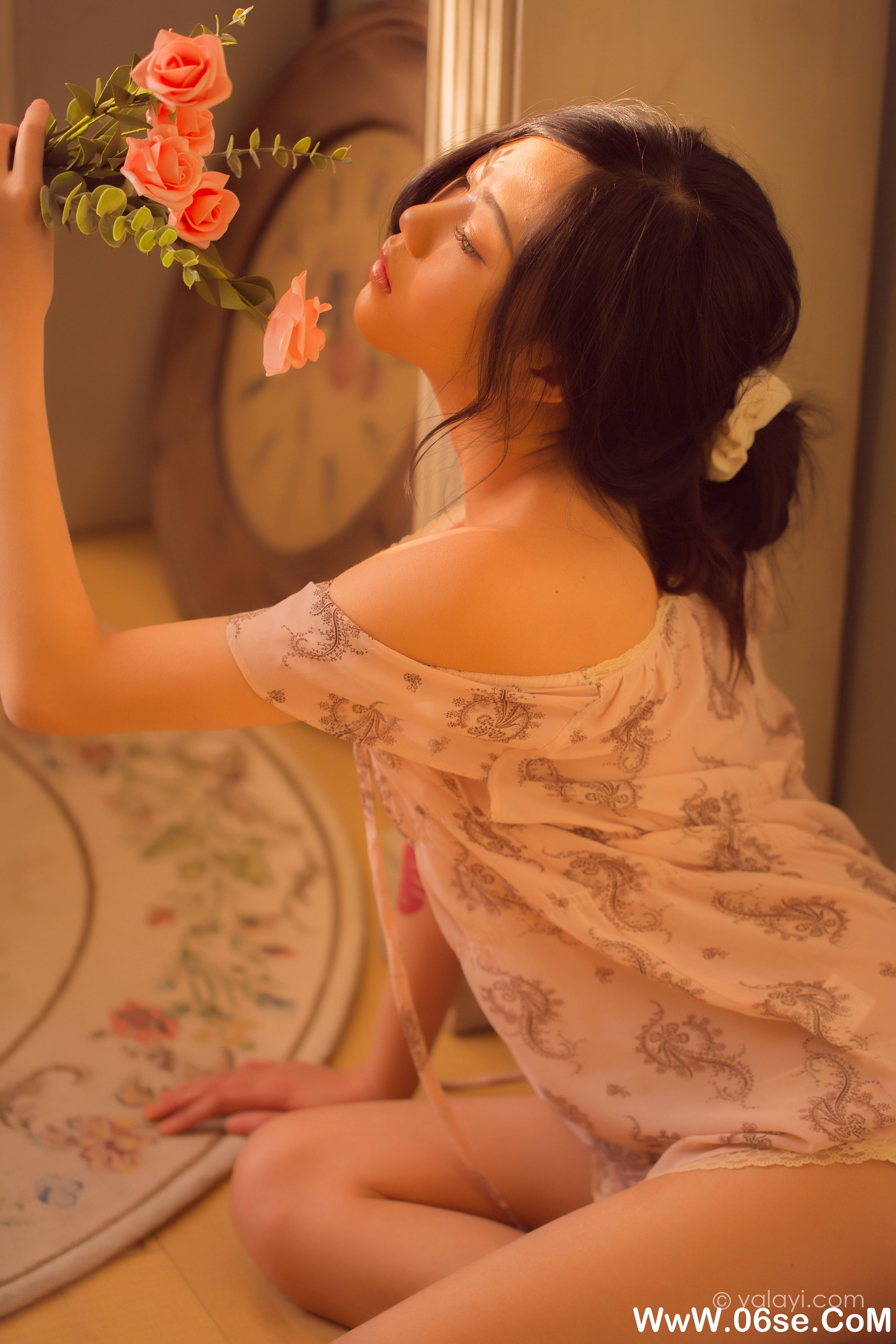 图片[40]-[YALAYI雅拉伊] 2021.02.05 NO.759  橘子《暂时的花儿》[41P+1P280M]-六色网