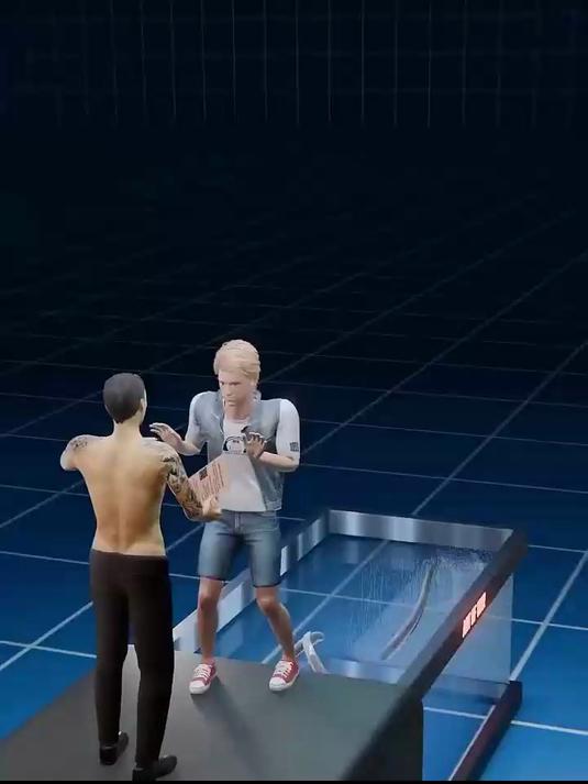 受害者用电鳗鱼受刑