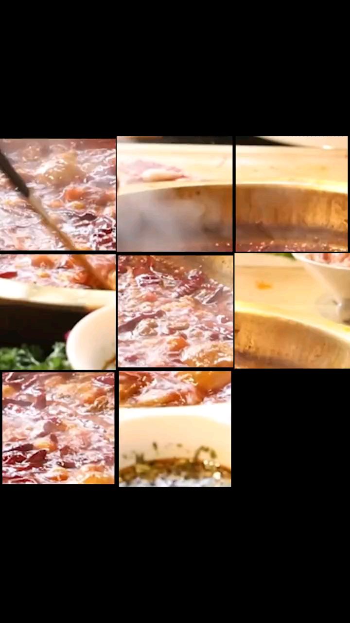 冬天火锅,九宫格展示