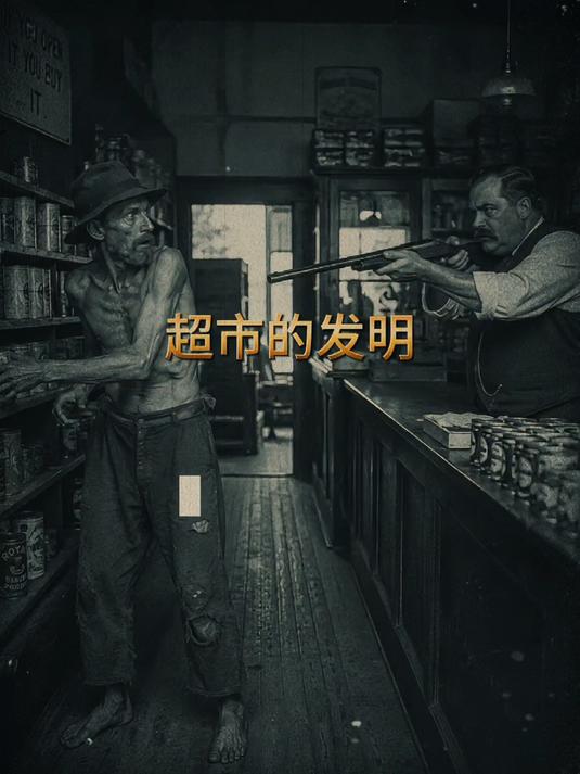 百年前小店大格局，拆掉老式柜台，现代超市就此诞生