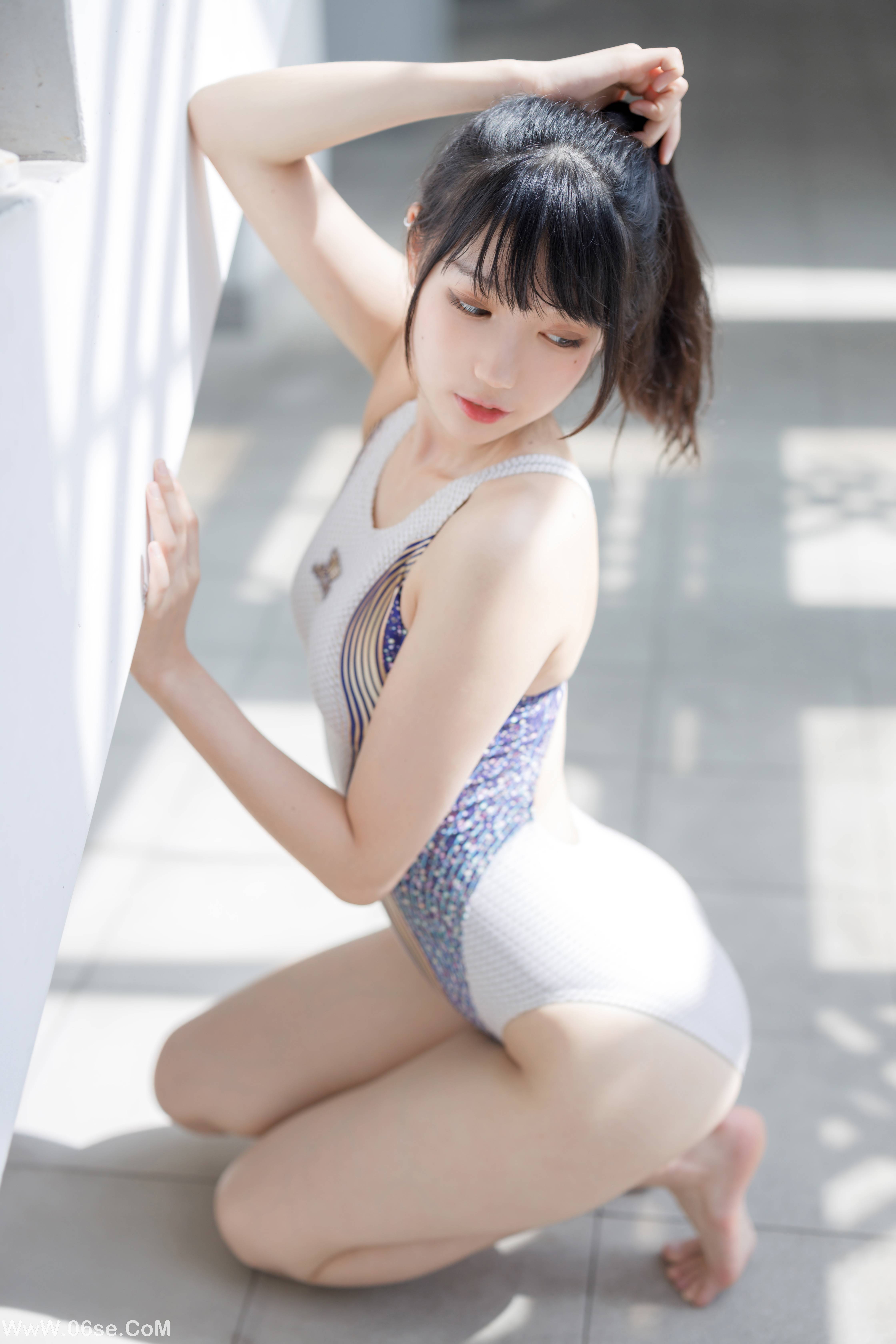 图片[25]-周叽是可爱兔兔 NO.001 竞泳 [36P+3V627M]-六色网
