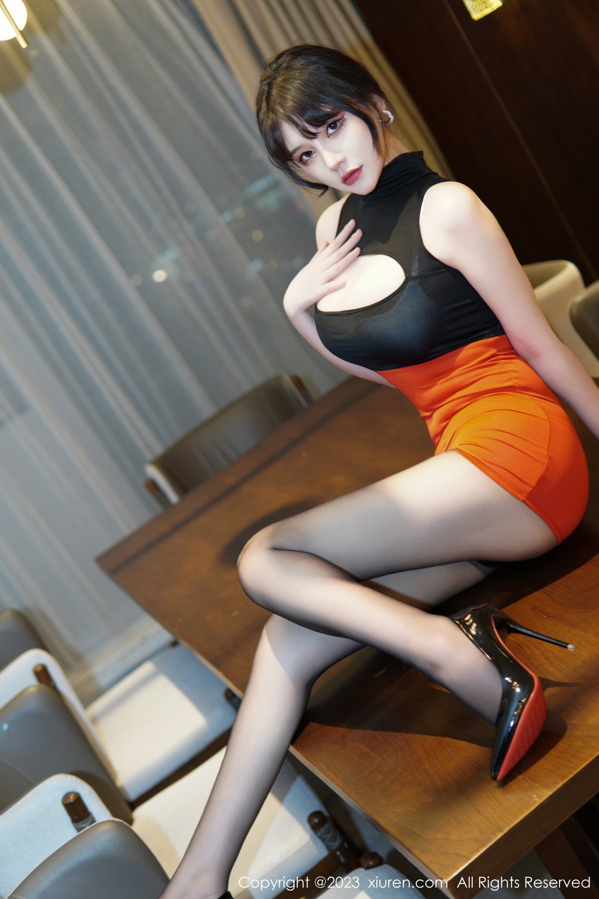 图片[10]-【XiuRen秀人网】2023.01.03 Vol.6075 桃桃子_完整版無水印寫真【77P】-六色网
