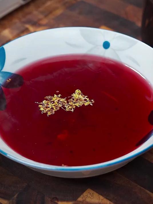 在家制作酸梅汤,酸甜清爽干净又卫生