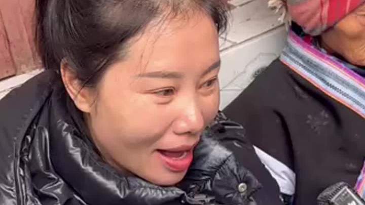 杨妞花今日回到织金老家 家里像提前过年一样