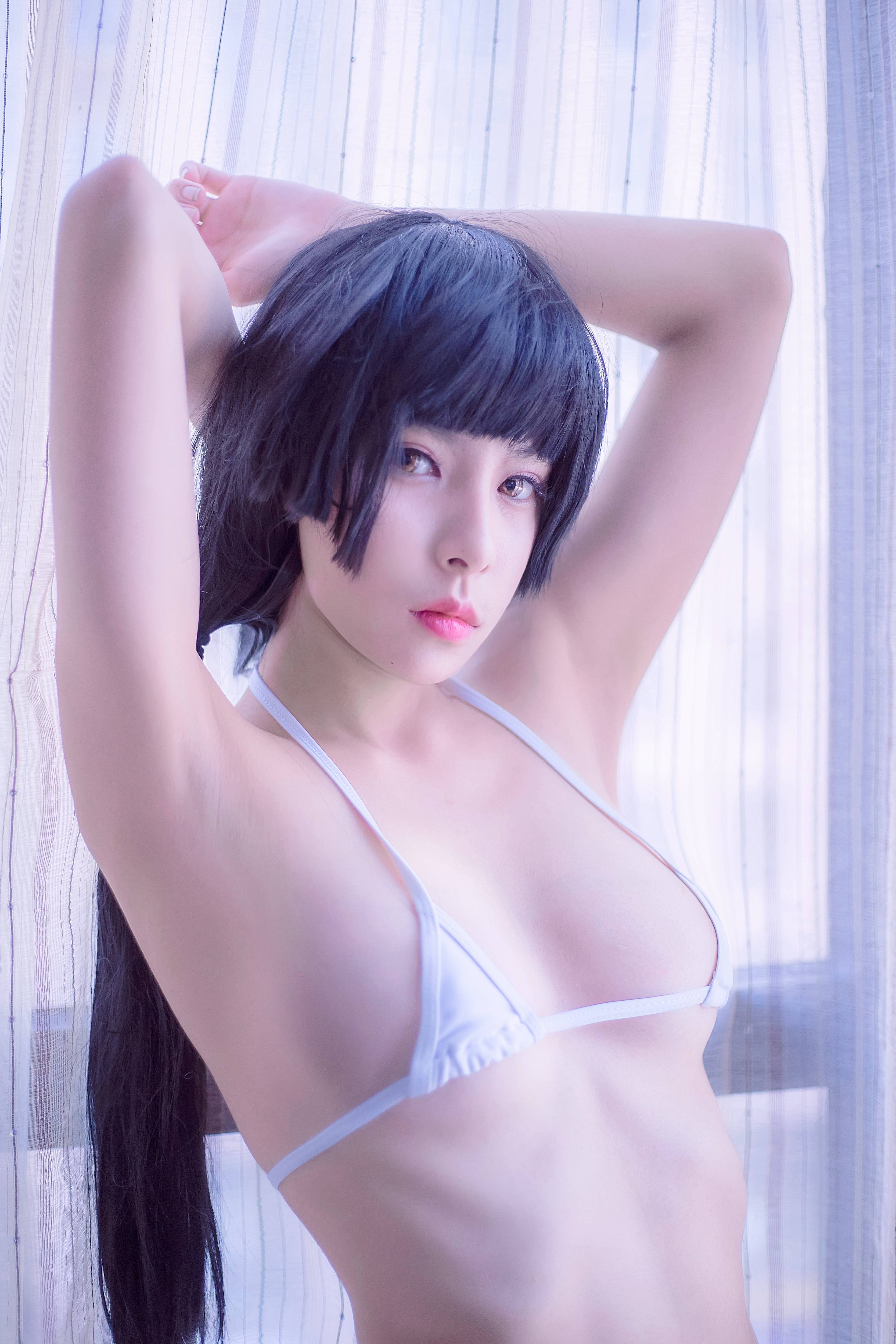 图片[22]-小何同学 – 031 白色比基尼 [40P70M]-六色网