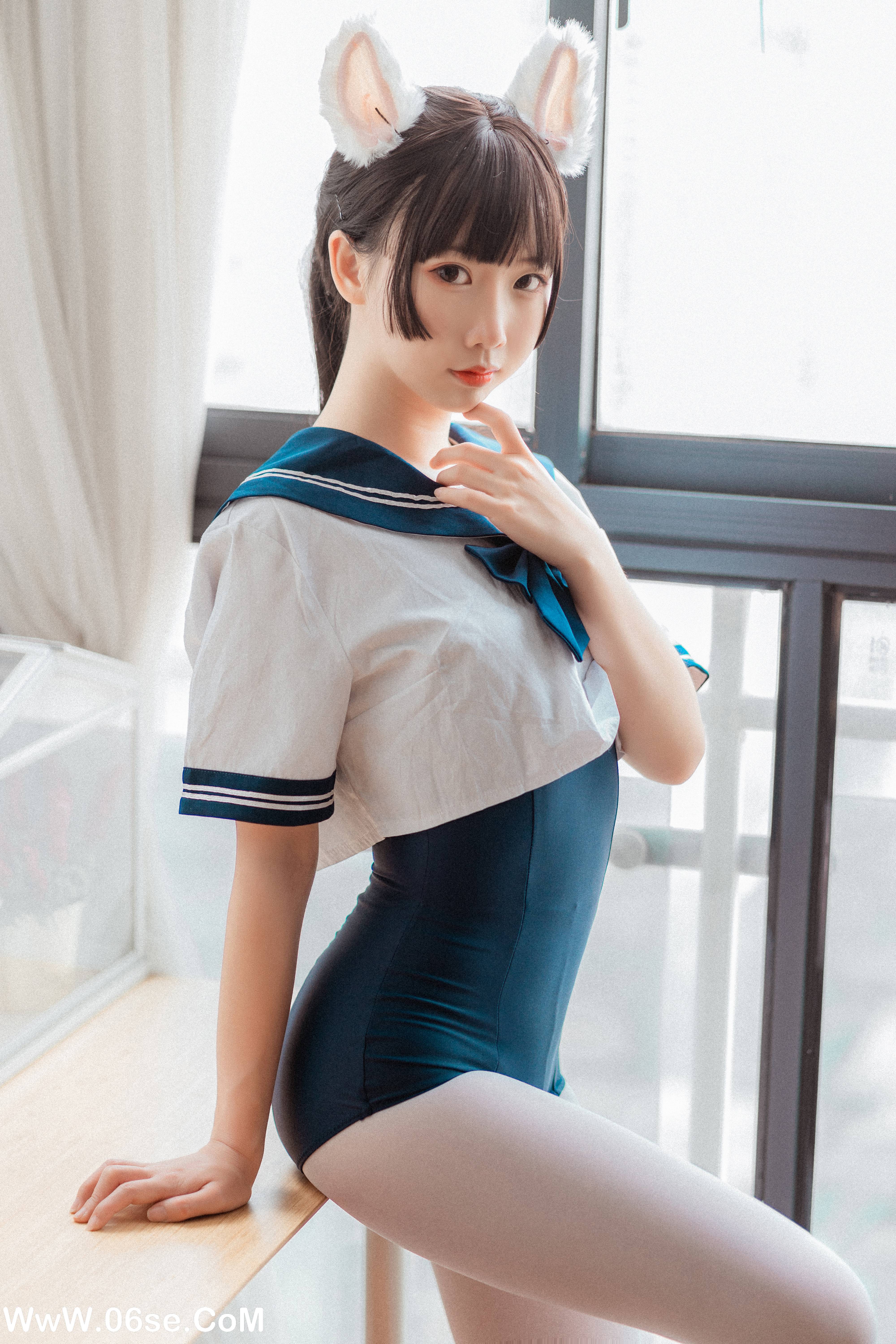 Coser面饼仙儿 NO.032 水手服 死库水 [35P291M]-六色网