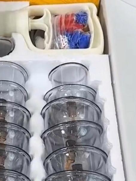一套24个拔罐器按压吸拔式硅胶拔火罐真空圆形便携吸湿罐家用