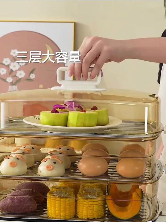 家里大容量电蒸锅太方便了!不仅可以加热饭菜,还能煮火锅蒸鱼虾