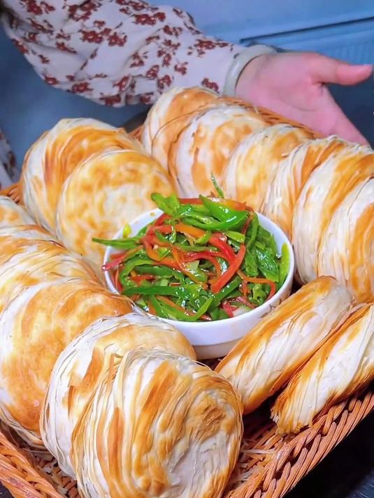 潼关千层饼饼胚,家庭厨房必备食材?