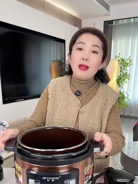 半球电压力锅一锅顶6锅,煮饭、煲烫、炖牛羊肉、蒸鱼、蹄筋都行