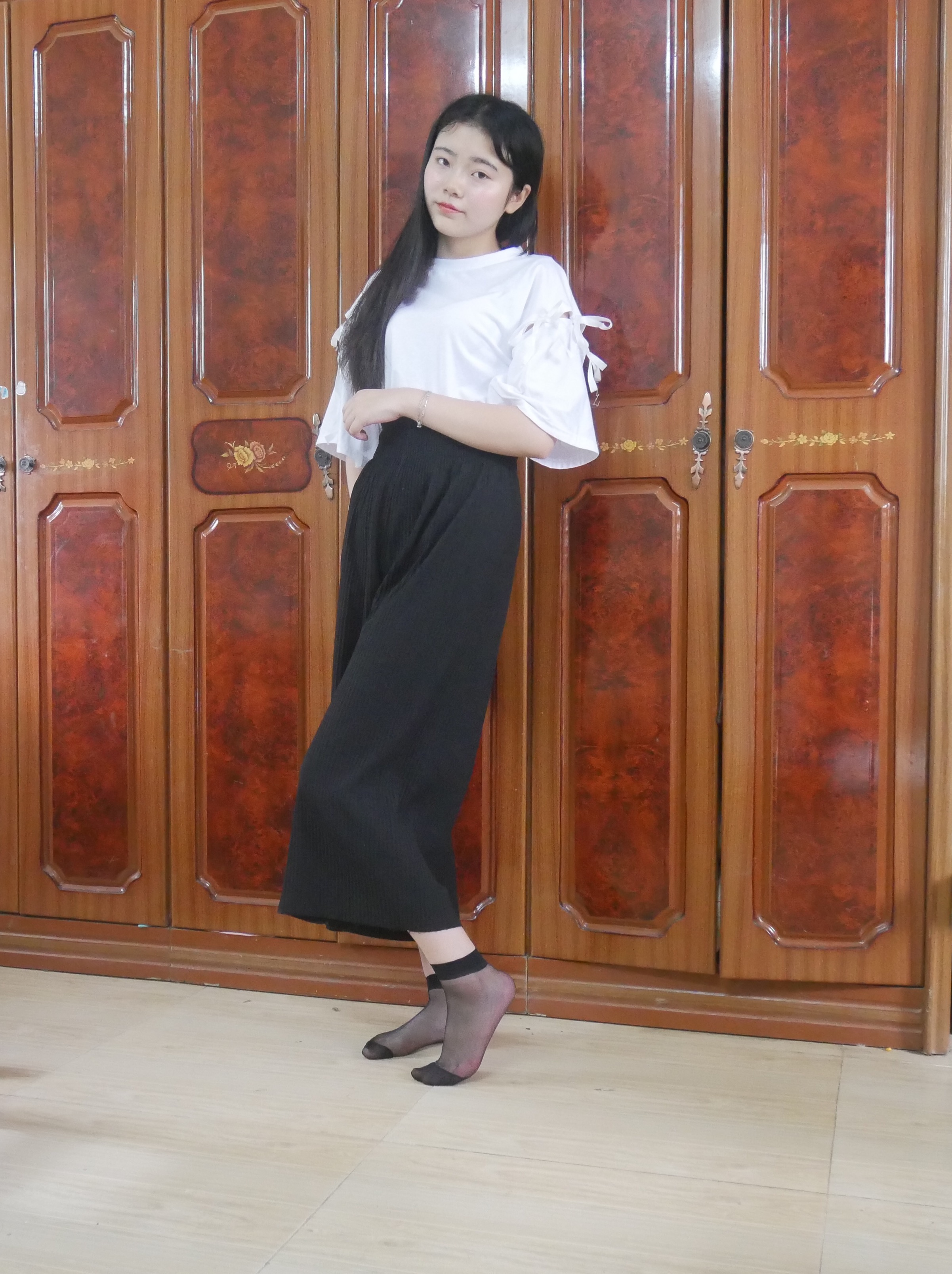 图片[74]-学妹校园寝室短丝系列009期 曹颖[112P138M]-六色网