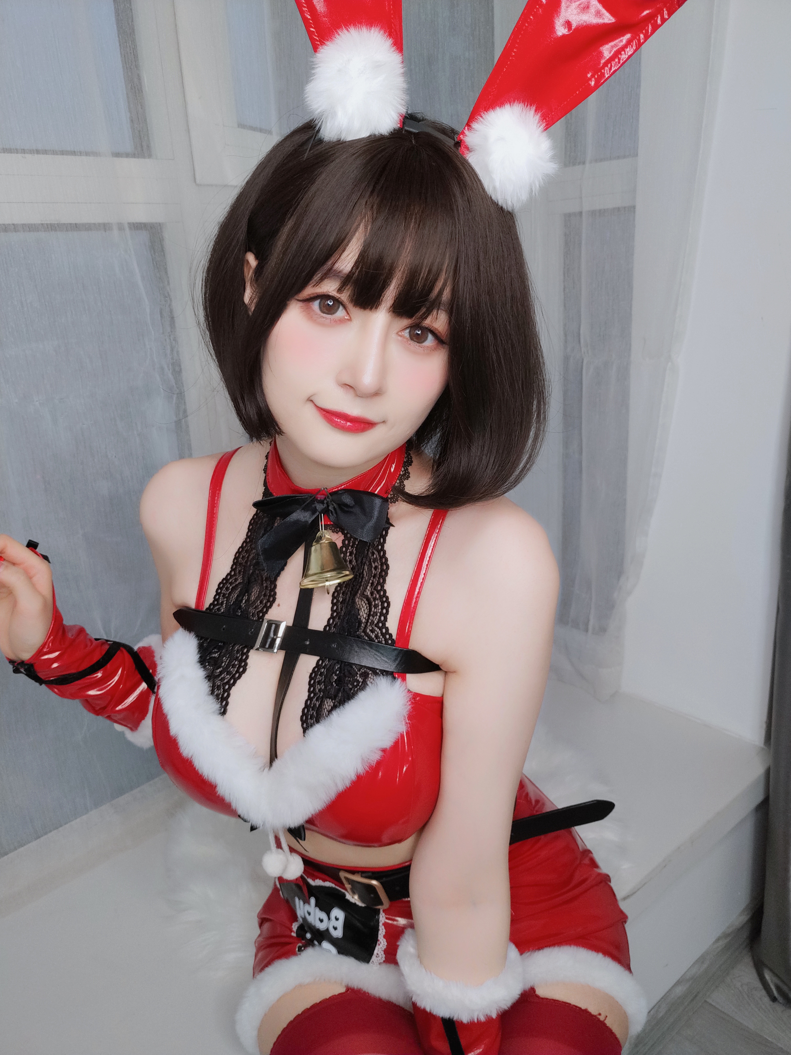 Coser小姐姐白银 NO.160 — Christmas Bunny [50P138M]-六色网