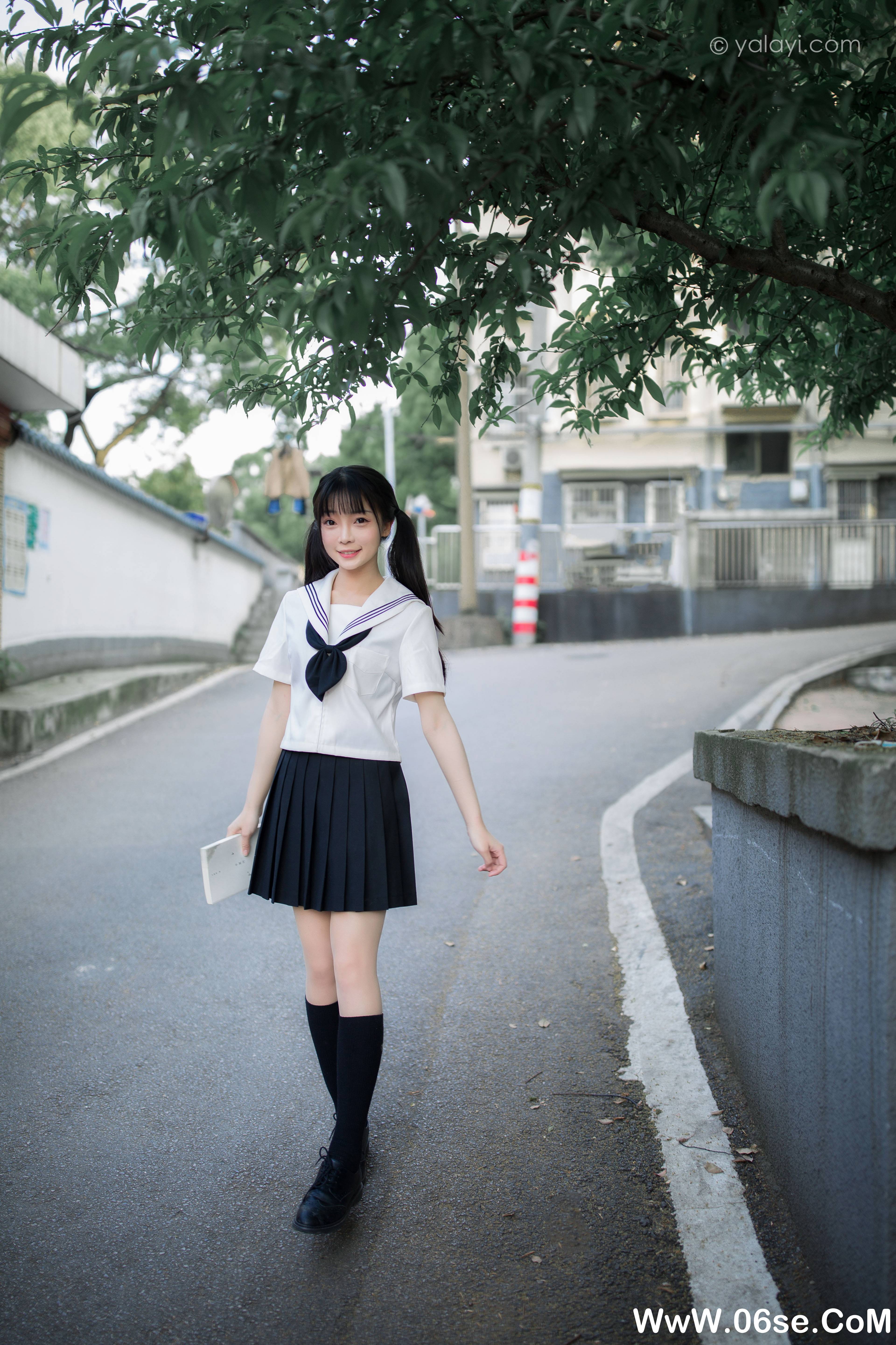 图片[3]-[YALAYI雅拉伊] 2020.07.20 NO.671 妙妙《放学一起走》[41P+1P360M]-六色网
