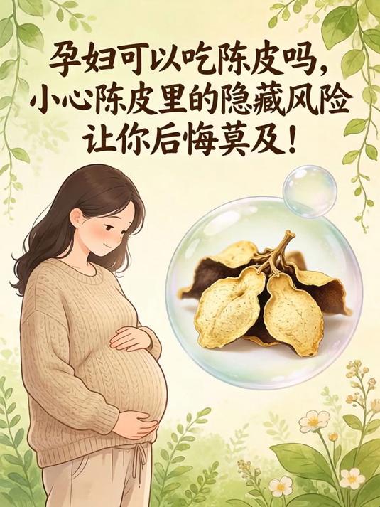 孕妇可以吃陈皮吗,小心陈皮里的隐藏风险让你后悔莫及!
