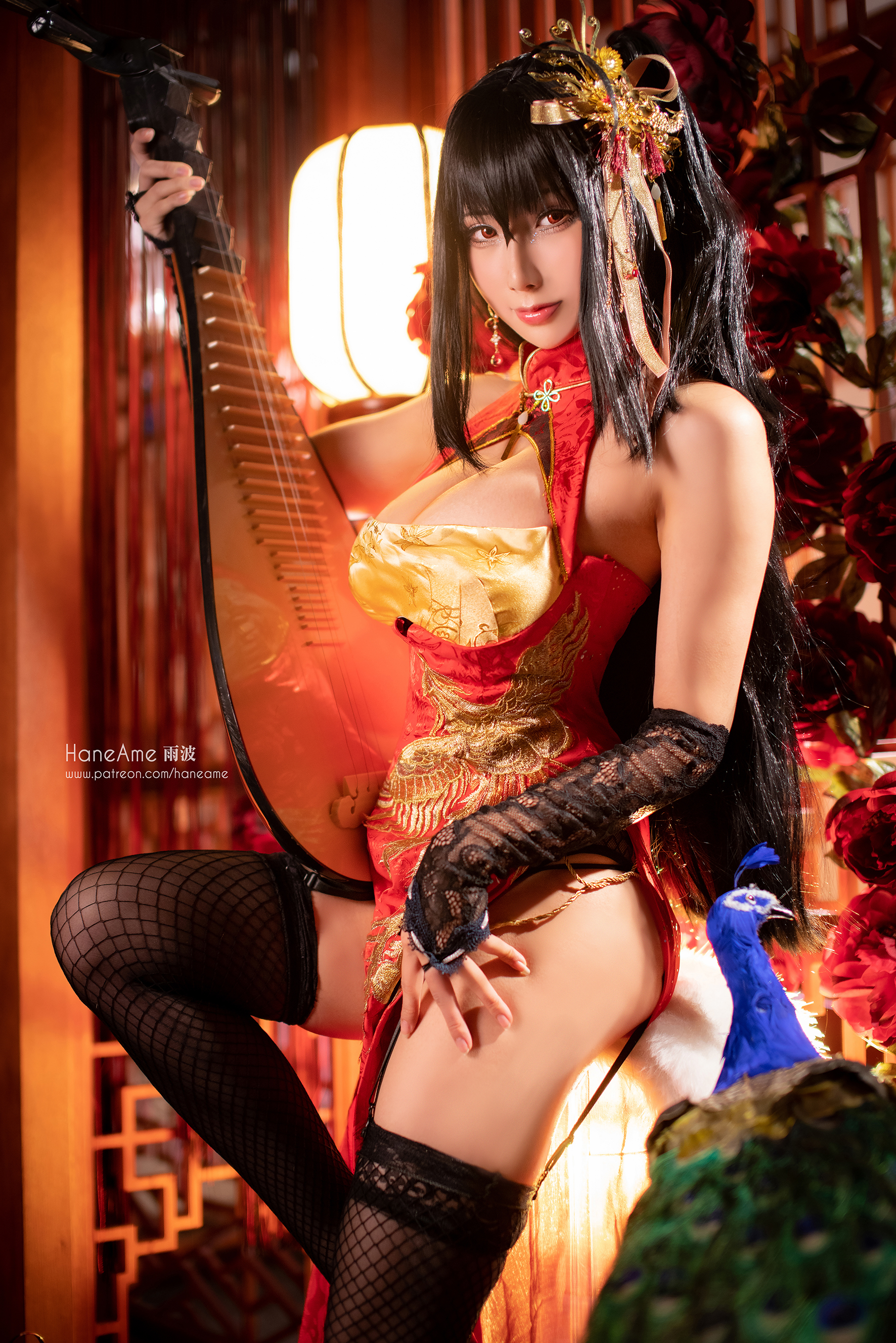 图片[3]-Hane Ame 雨波写真 NO.022 – 大凤旗袍[11P43M]-六色网