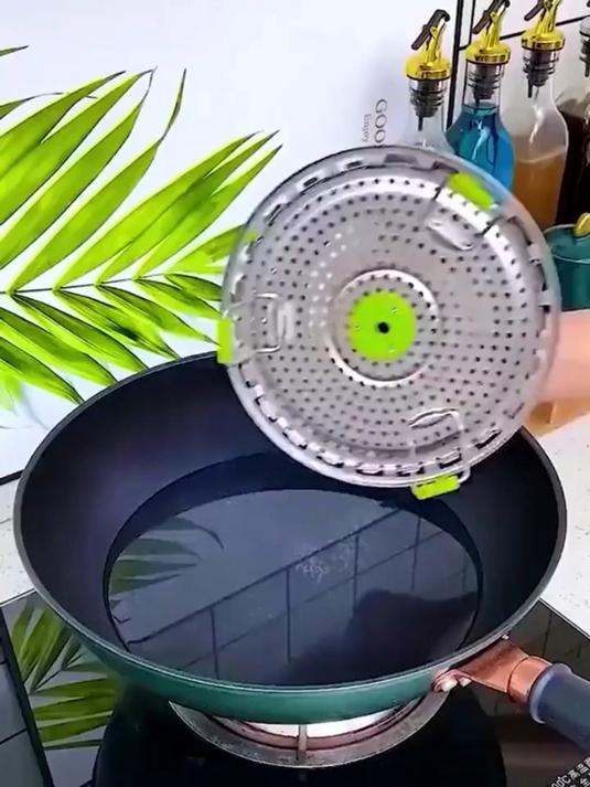 不锈钢折叠蒸笼,让你的厨房更加现代化,随时可以吃到热饭菜
