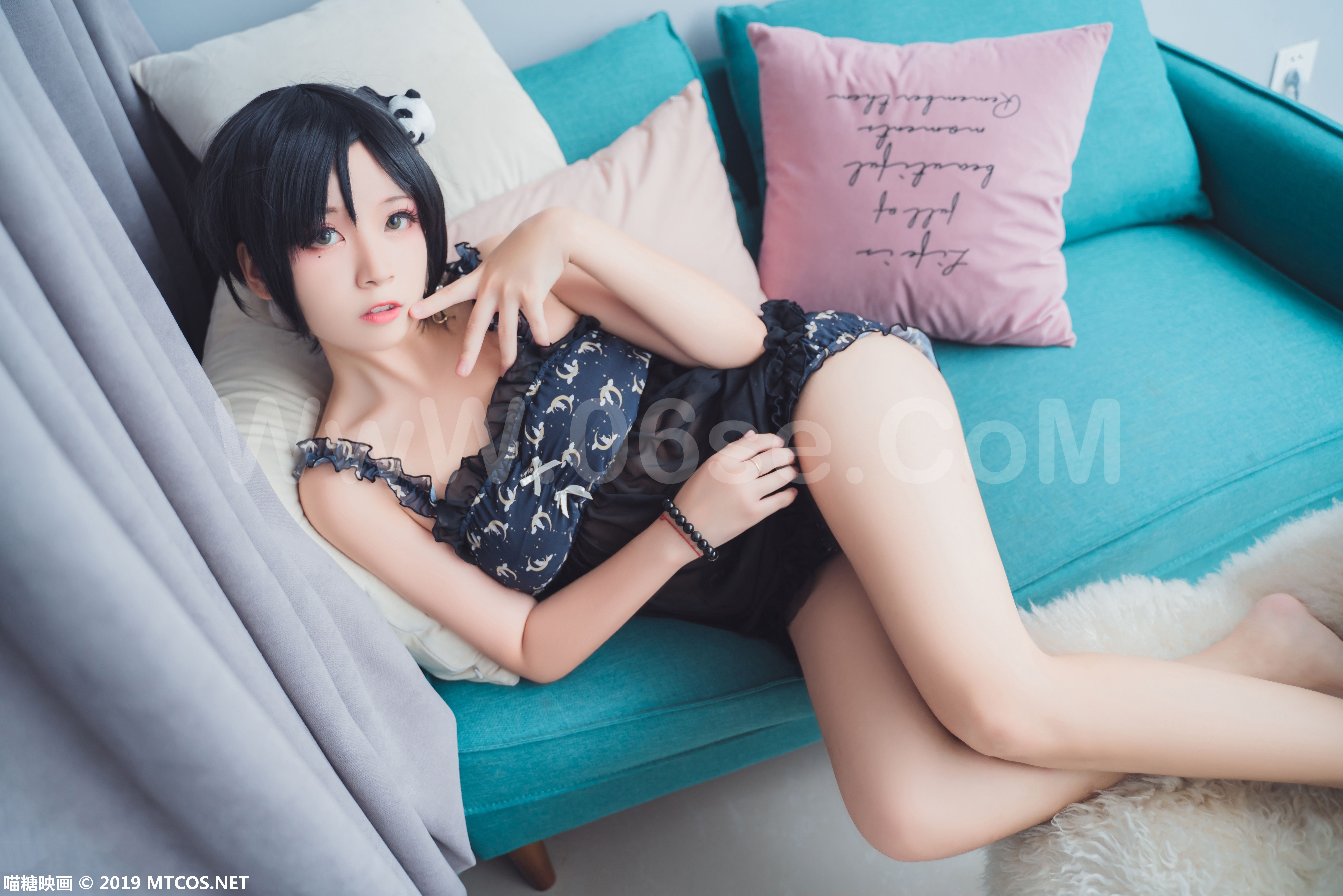 图片[31]-[MTCos] 喵糖映画 Vol.063 蕾丝吊带-六色网