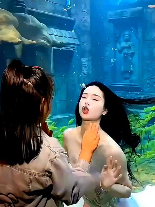 你知道美人鱼在水下是如何呼吸的嘛？