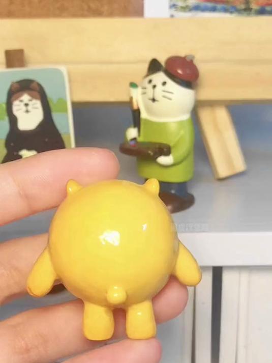 俺小时候 可是整个森林里面坠可爱滴 熊二 石塑粘土