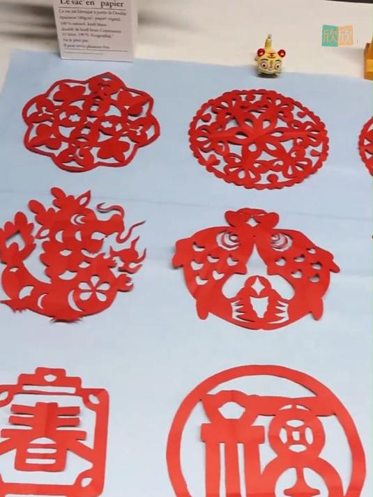 孩子自己剪的窗花,好看成就感满满的