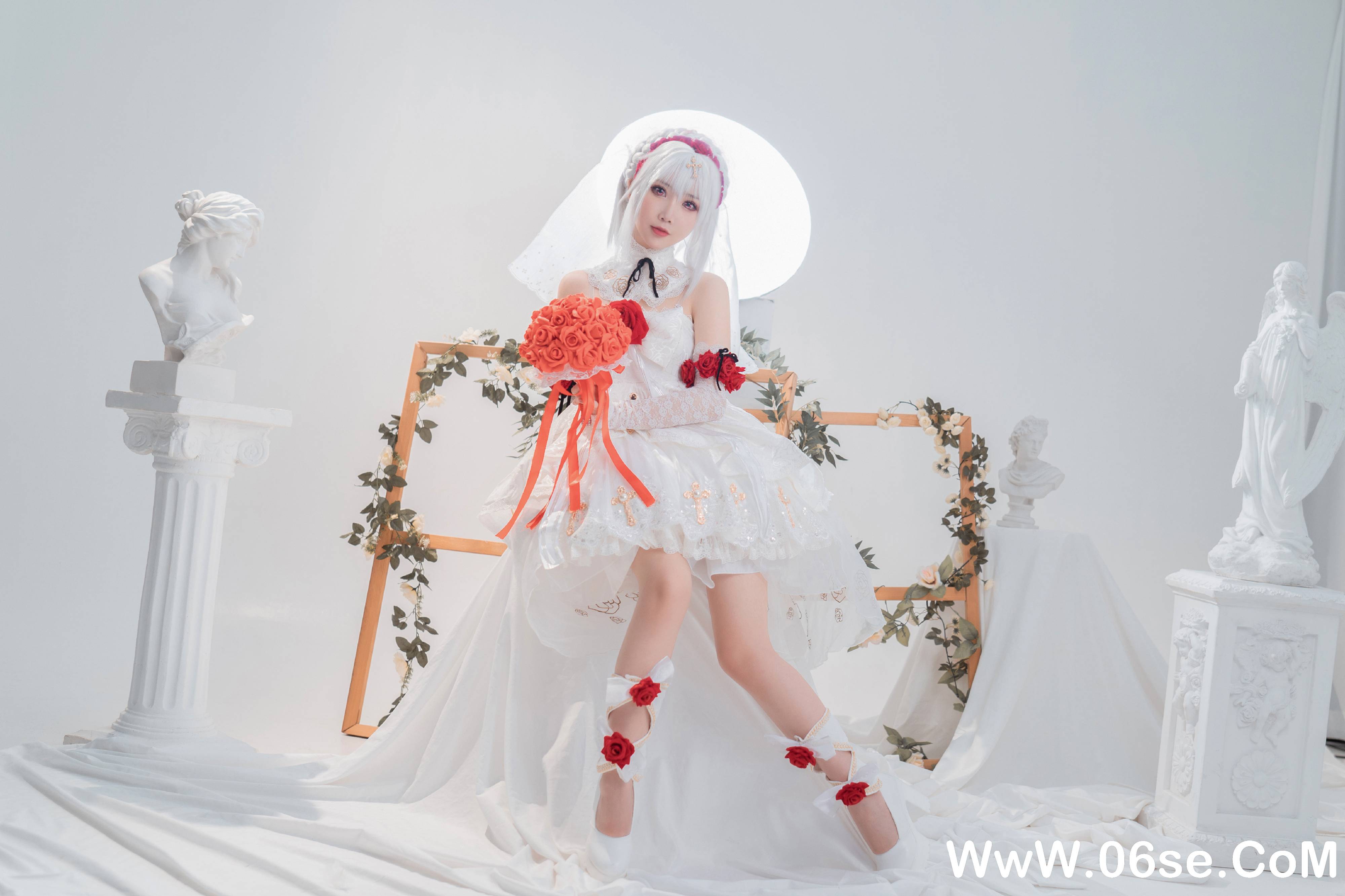 图片[5]-Coser面饼仙儿 NO.082– 德丽莎婚纱 [13P90P]-六色网