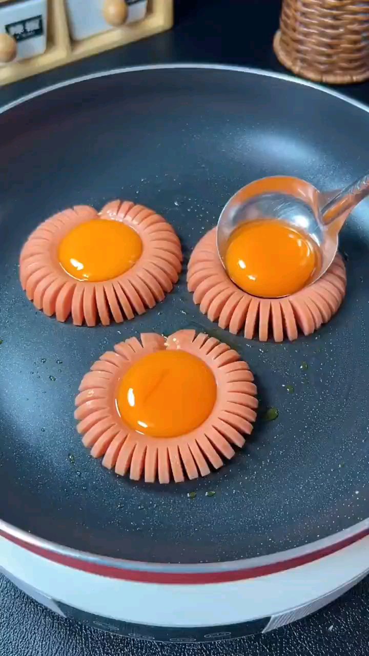 火腿肠鸡蛋饼,孩子们见了超级喜欢