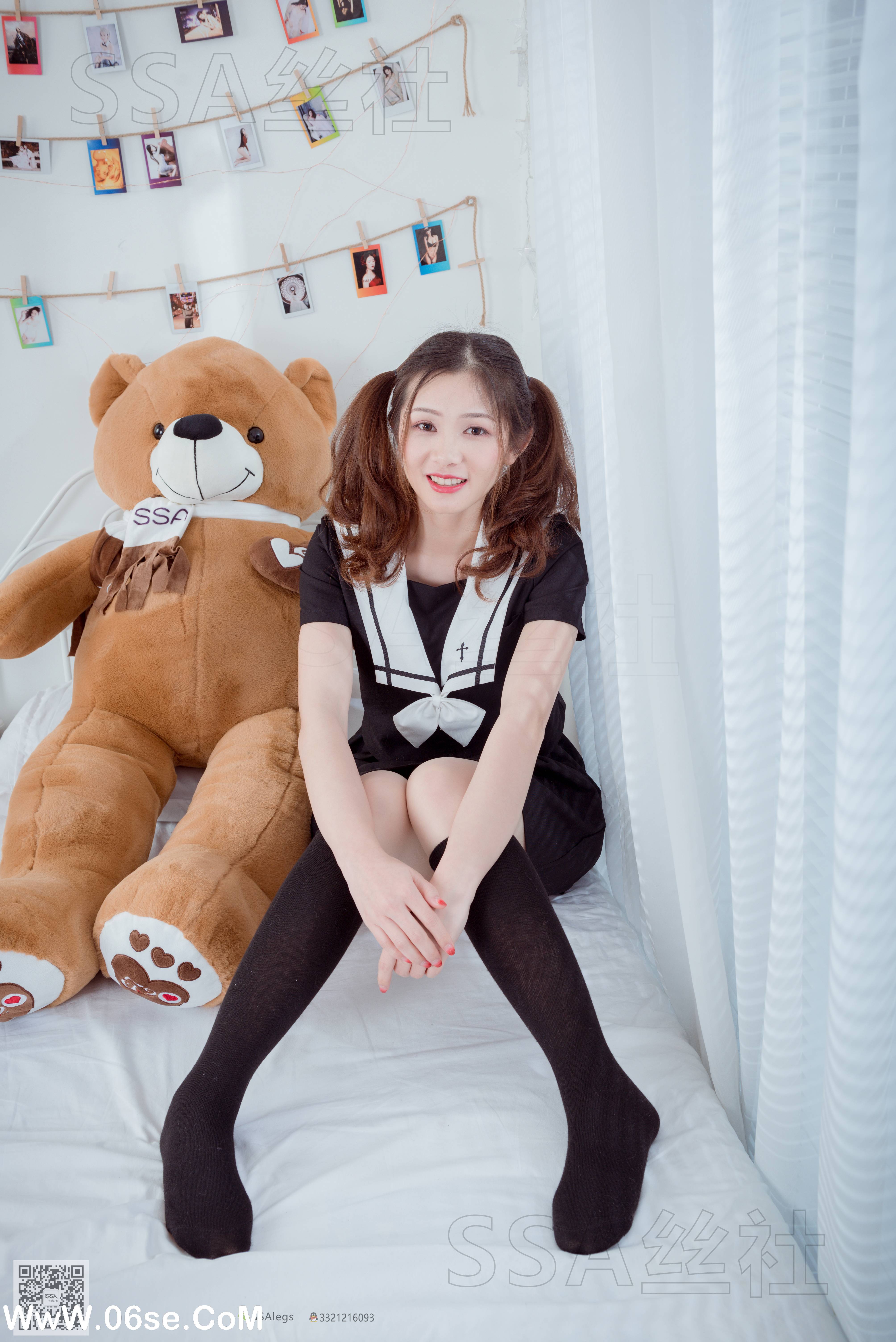 图片[33]-[SSA丝社] NO.079 雯雯 笑容治愈系小姐姐JK制服[132P1.62G]-六色网