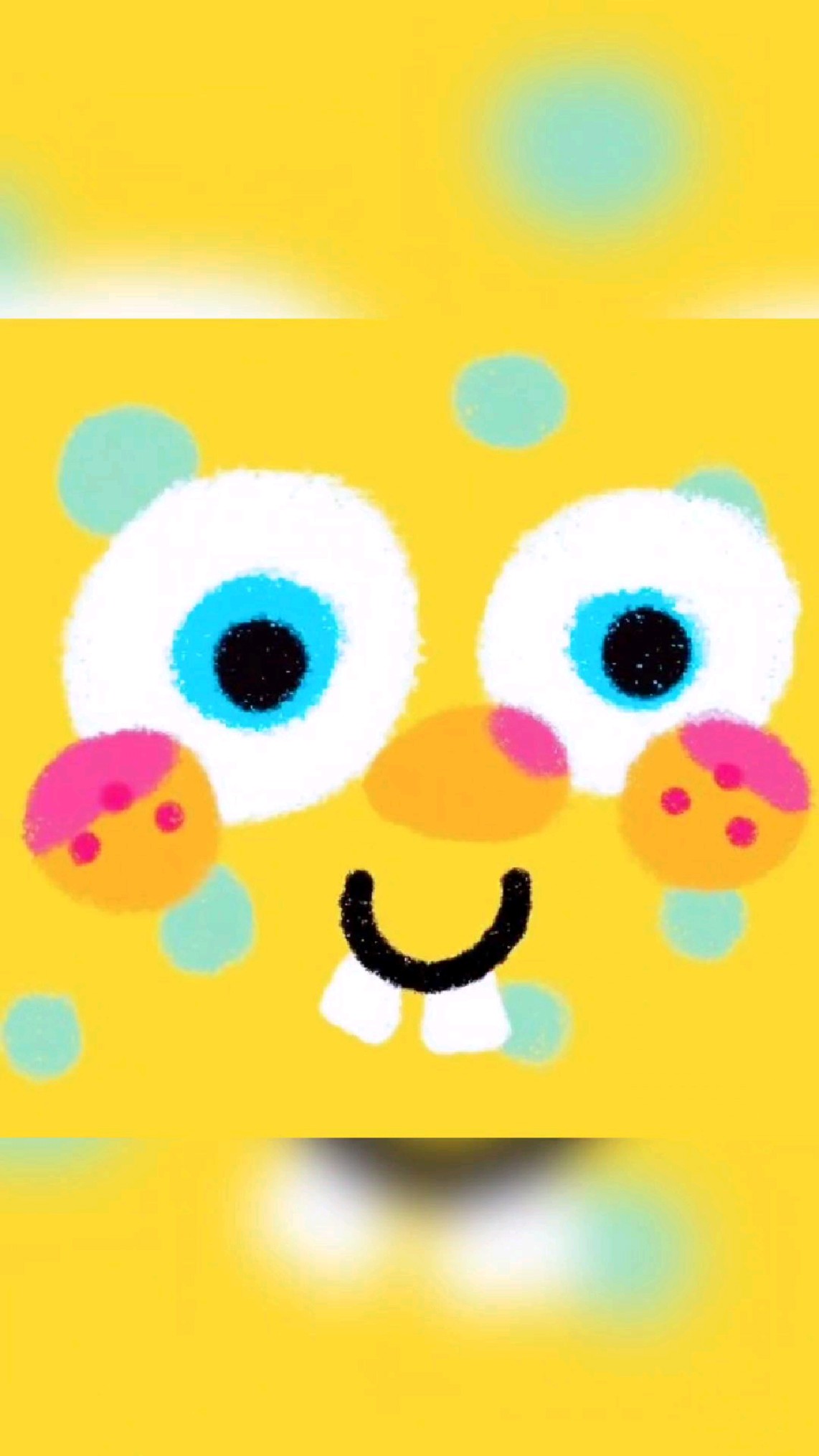 【动漫头像】海绵宝宝蜡笔画头像。