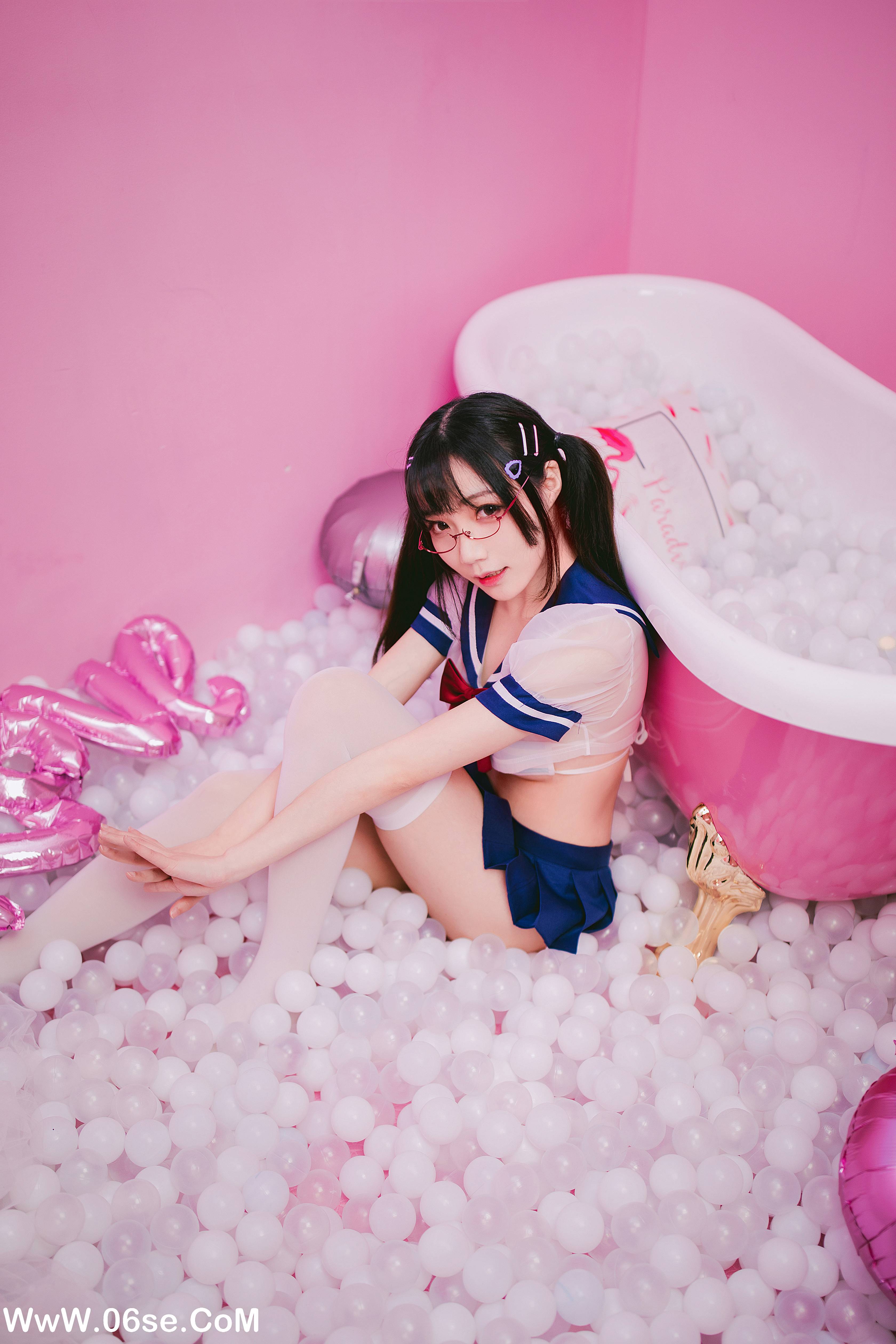 图片[18]-真央Mao NO.003 – 浴缸JK [18P193M]-六色网