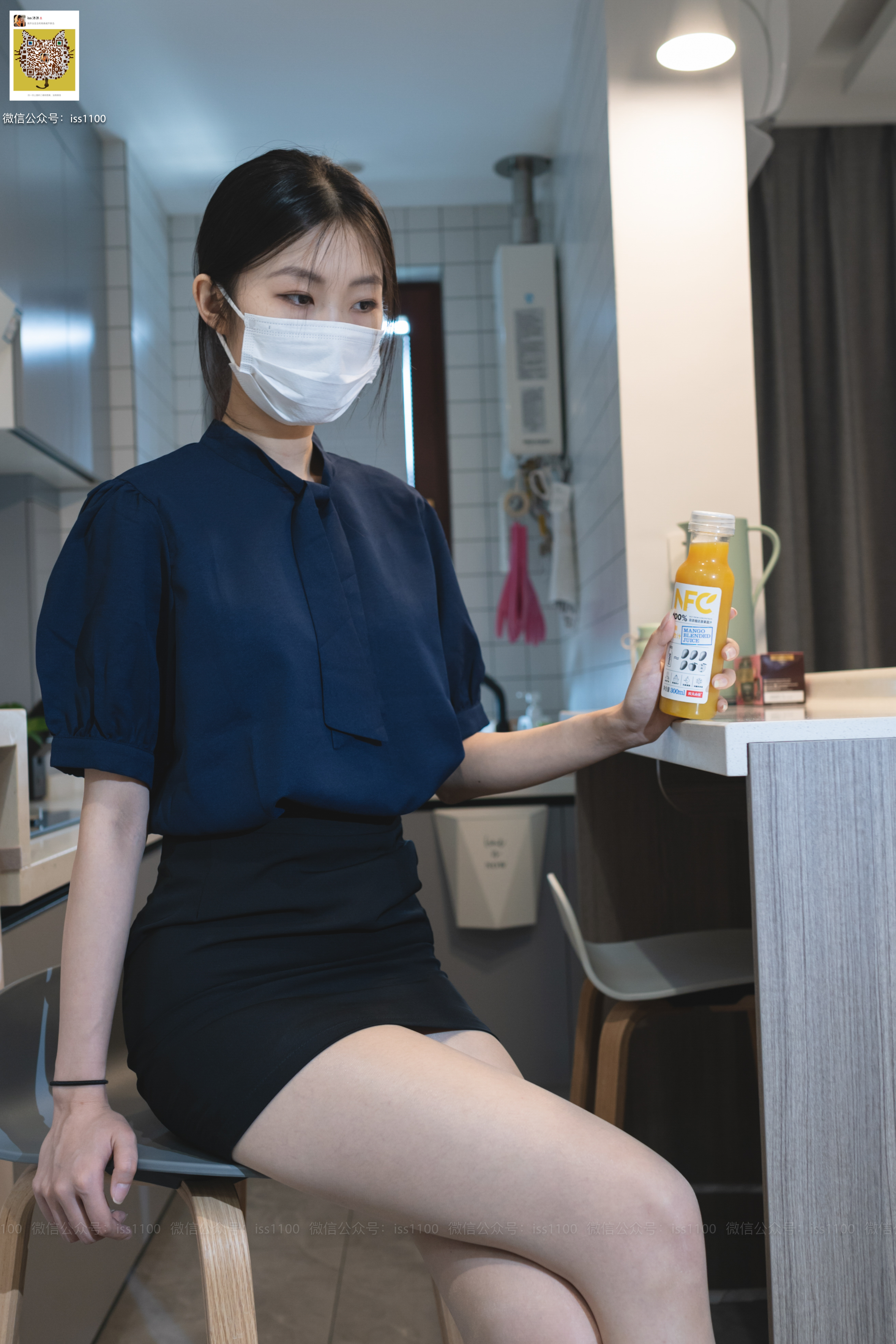 图片[30]-ISS公众号系列 – 美晗 蓝色衬衫[101P+1V599M]-六色网