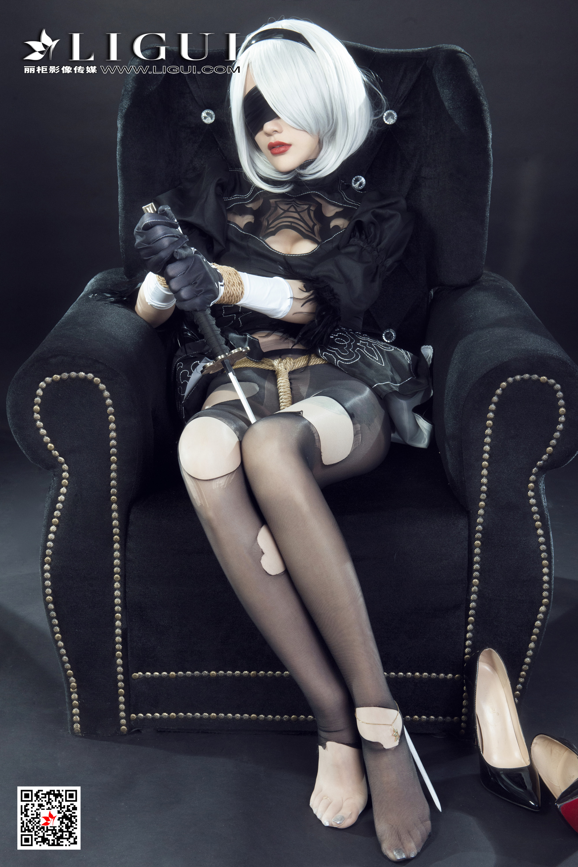 图片[19]-[Ligui丽柜] 2021.03.19 网络丽人 Model 甜甜-六色网
