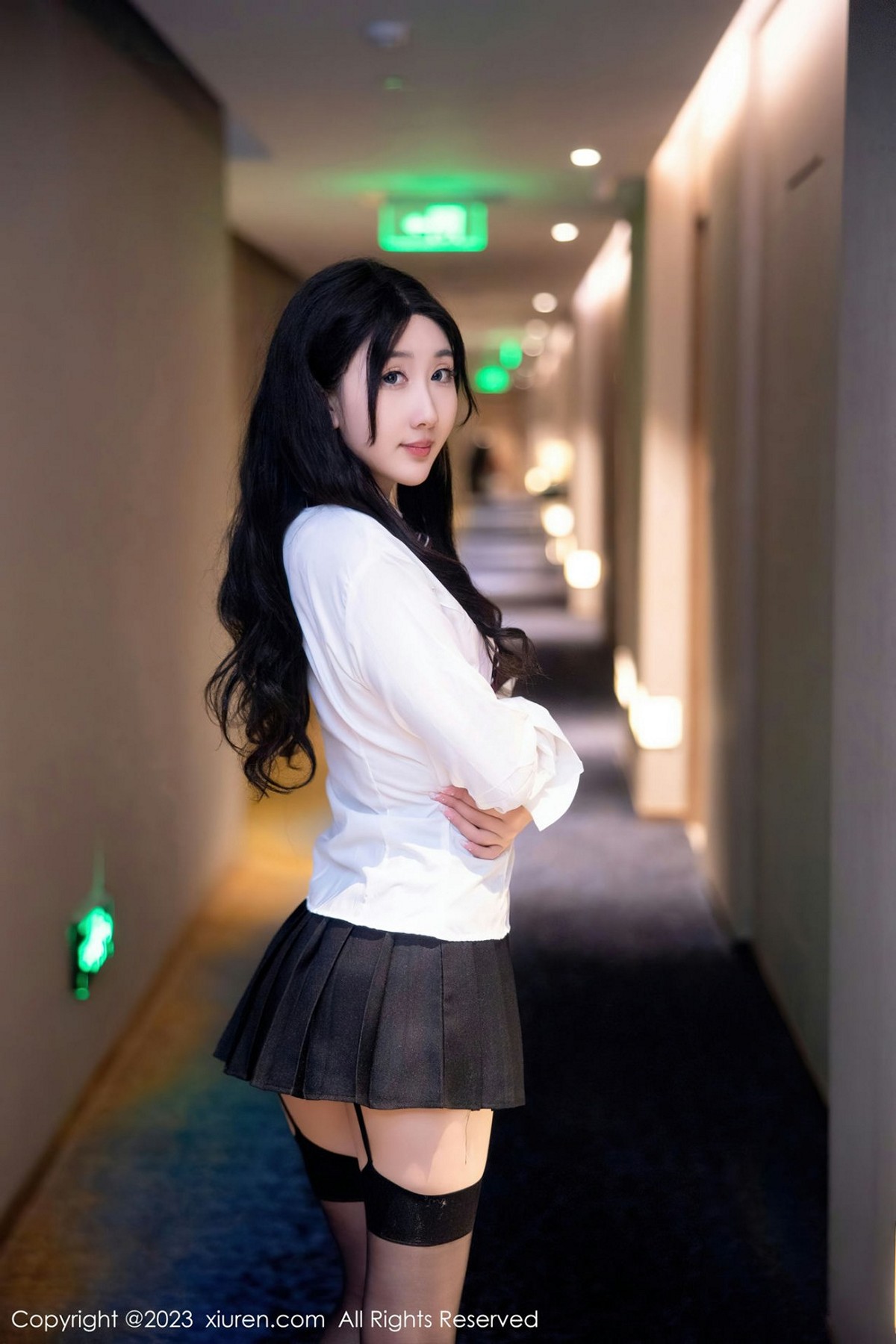 图片[2]-【XiuRen秀人網】2023.03.02 Vol.6350 江真真【90P】-六色网