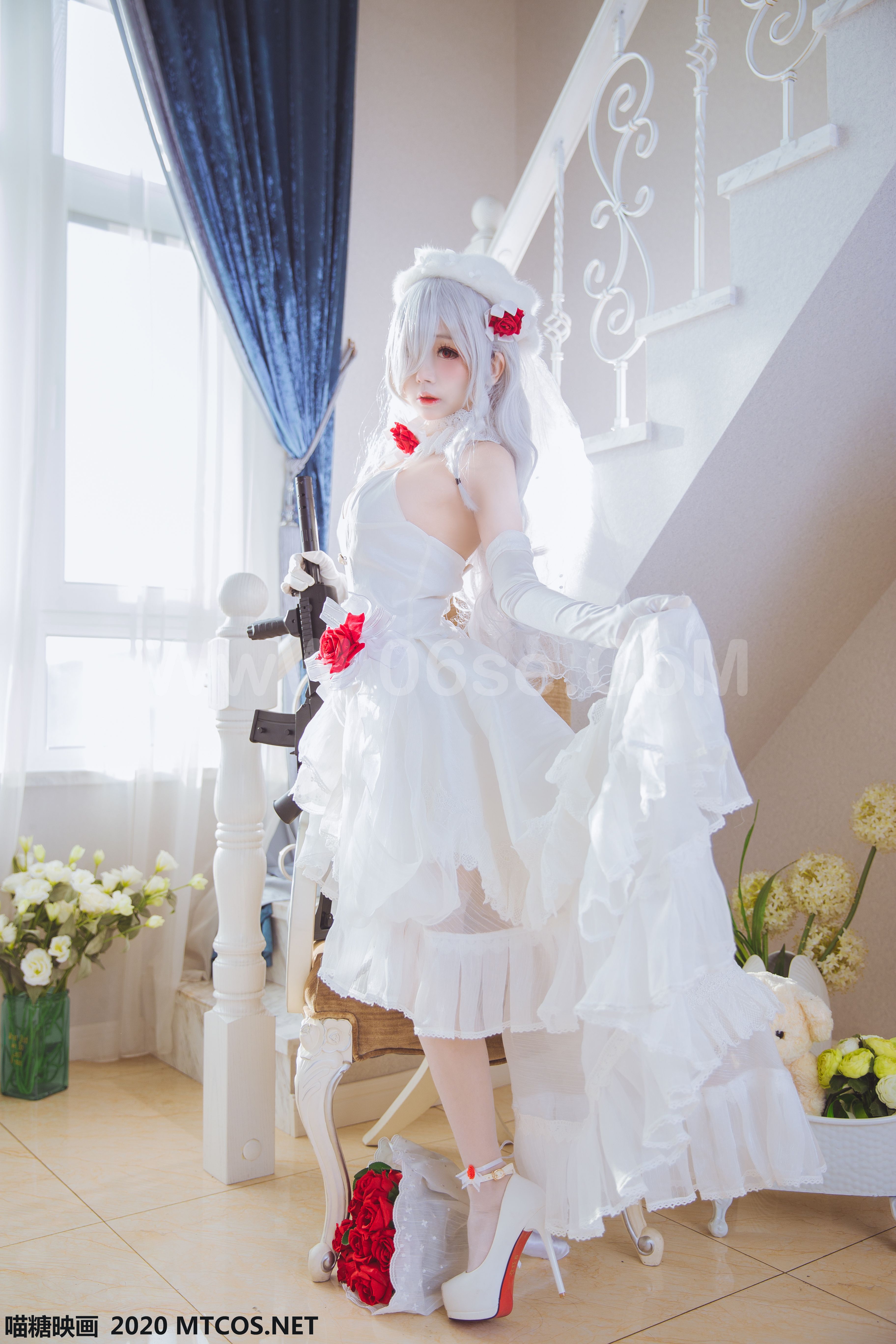 图片[5]-[MTCos] 喵糖映画 Vol.123 花嫁COS-六色网