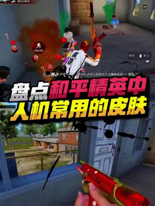 盘点吃鸡人机常用的皮肤 和平精英 和平精英浩子