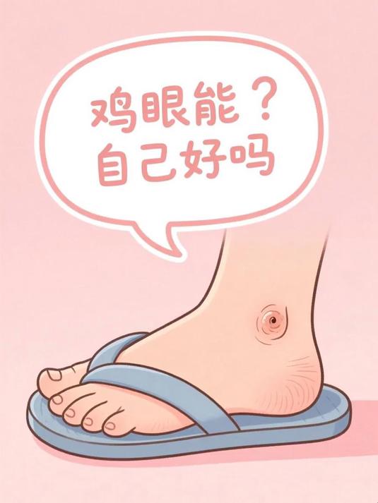 鸡眼能自己好吗 #健康扬帆季#