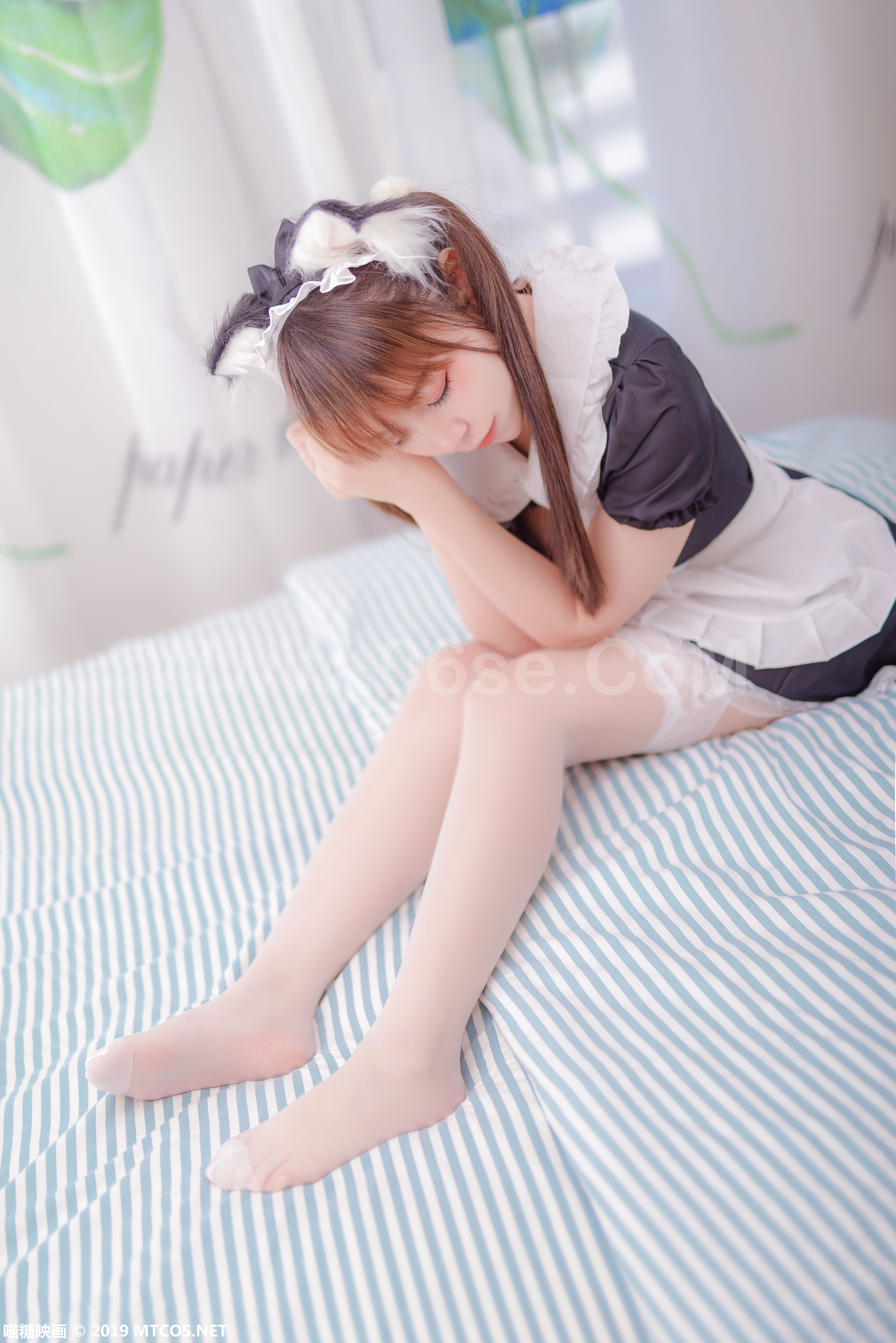 图片[21]-[MTCos] 喵糖映画 Vol.049 二佐Nisa 猫耳女仆-六色网