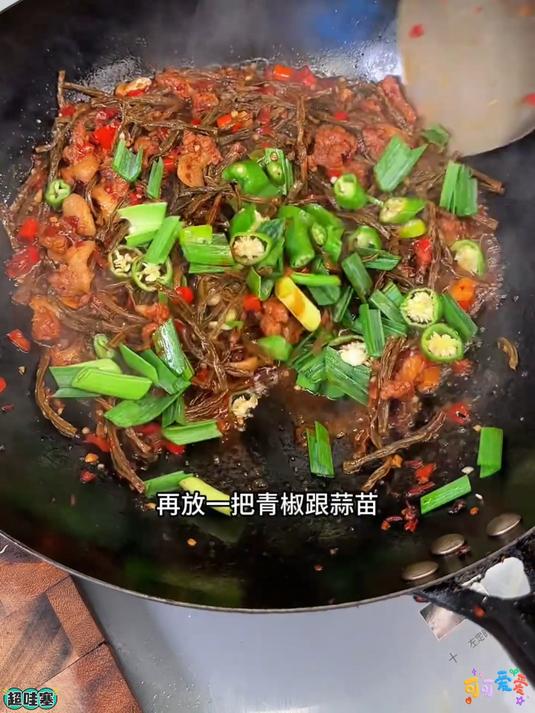豆角干铁锅炖焖五花肉烧鹅烧鸭