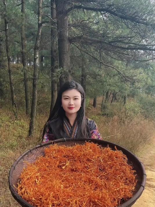 家里炖鸡汤加虫草花,味道绝了