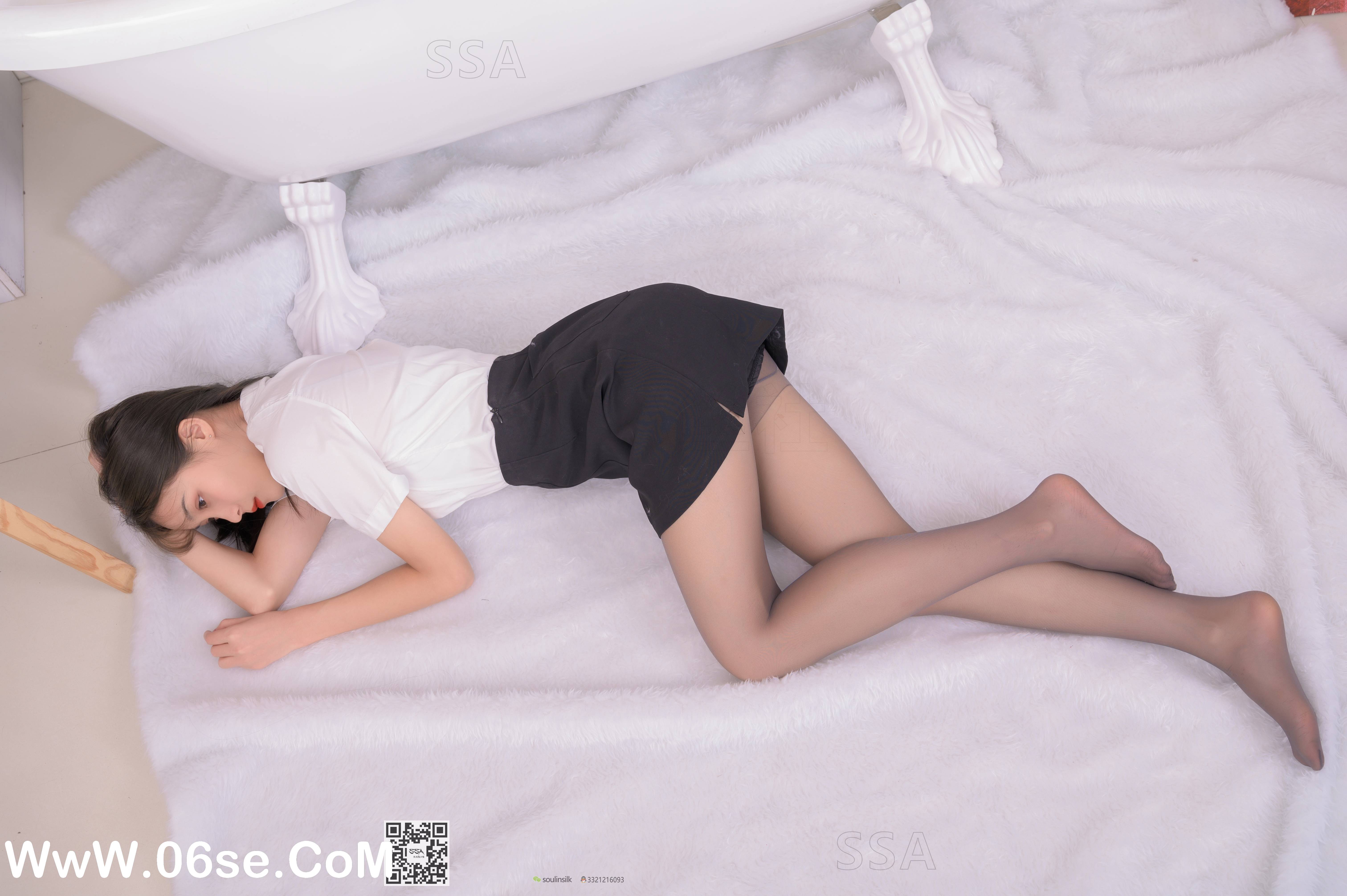 图片[129]-[SSA丝社] NO.170 君君 女秘书制服咖啡丝[137P1.14G]-六色网