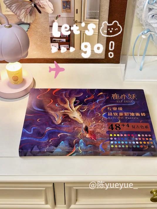 油画棒教程|原创|快来和我一起学习吧!