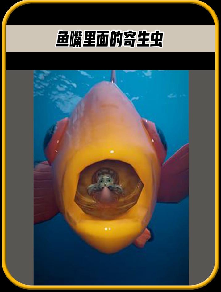 你见过在鱼的舌头上生存的寄生虫吗,简直不可思议