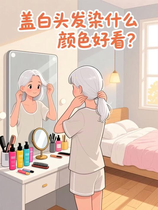 盖白头发染什么颜色好看 #健康扬帆季#