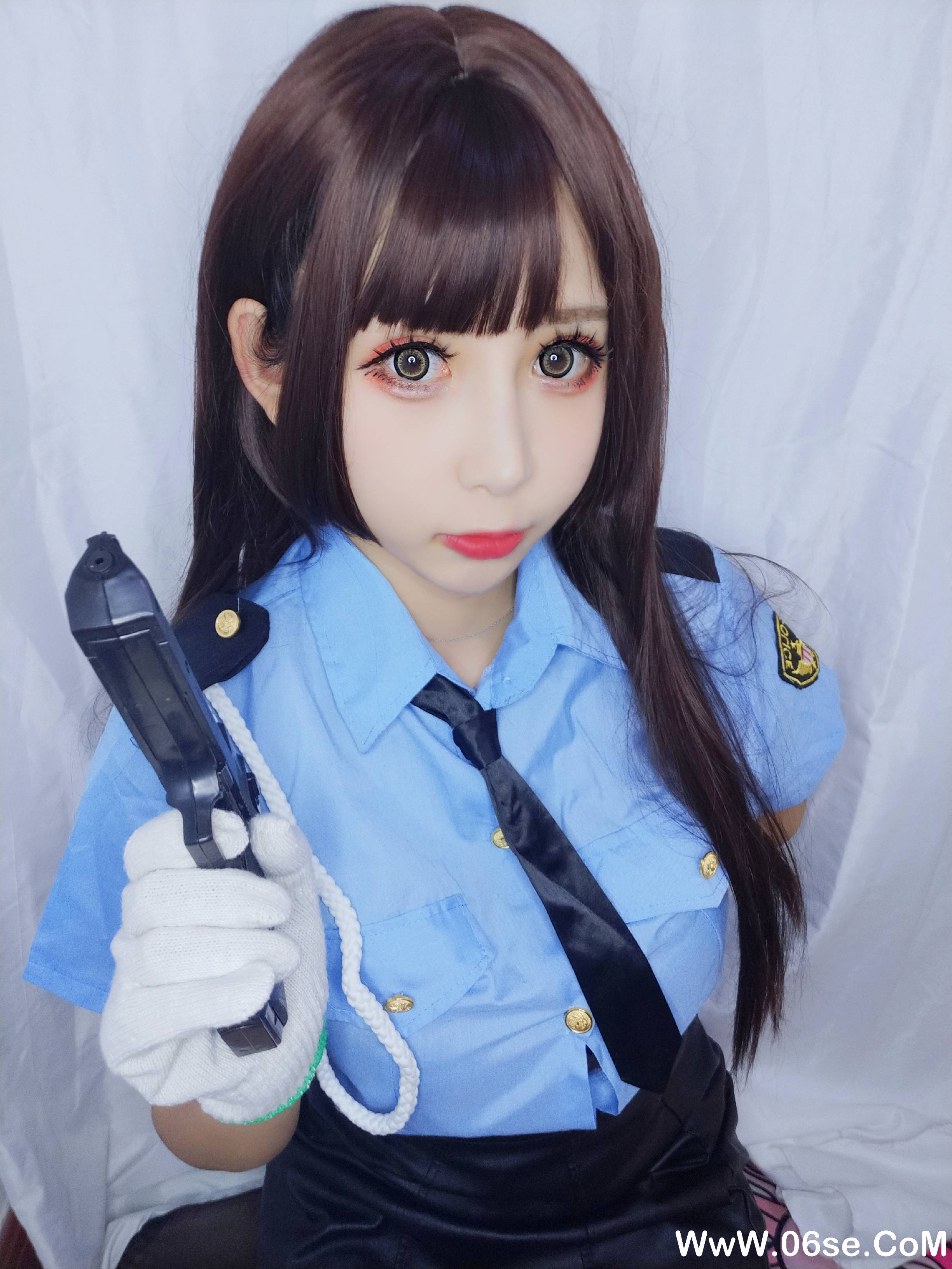 图片[14]-黑米粥 NO.009 –  蓝色制服 [15P+1V112M]-六色网