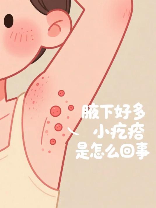 腋下好多小疙瘩是怎么回事